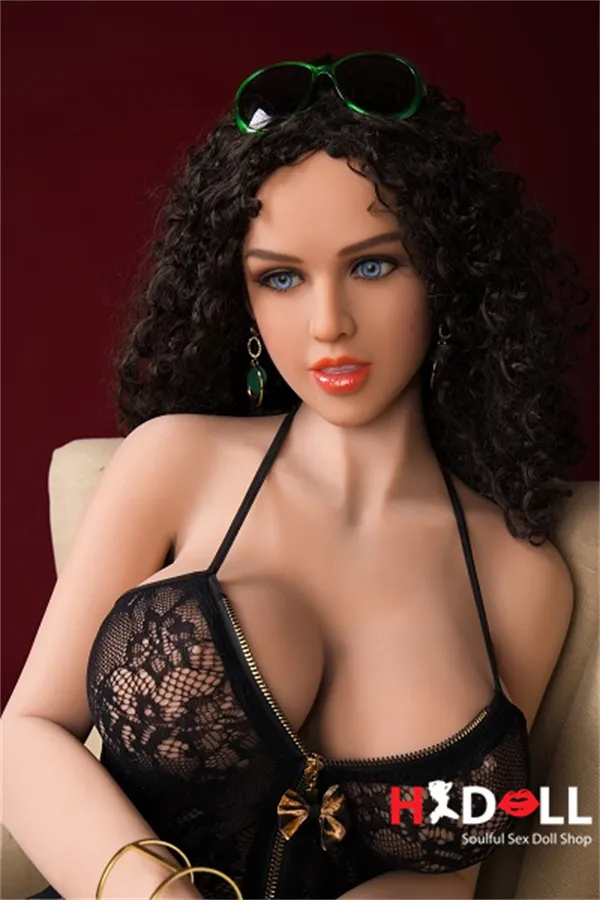 Callie: Charming European Style Real Robot Doll with Curly Hair