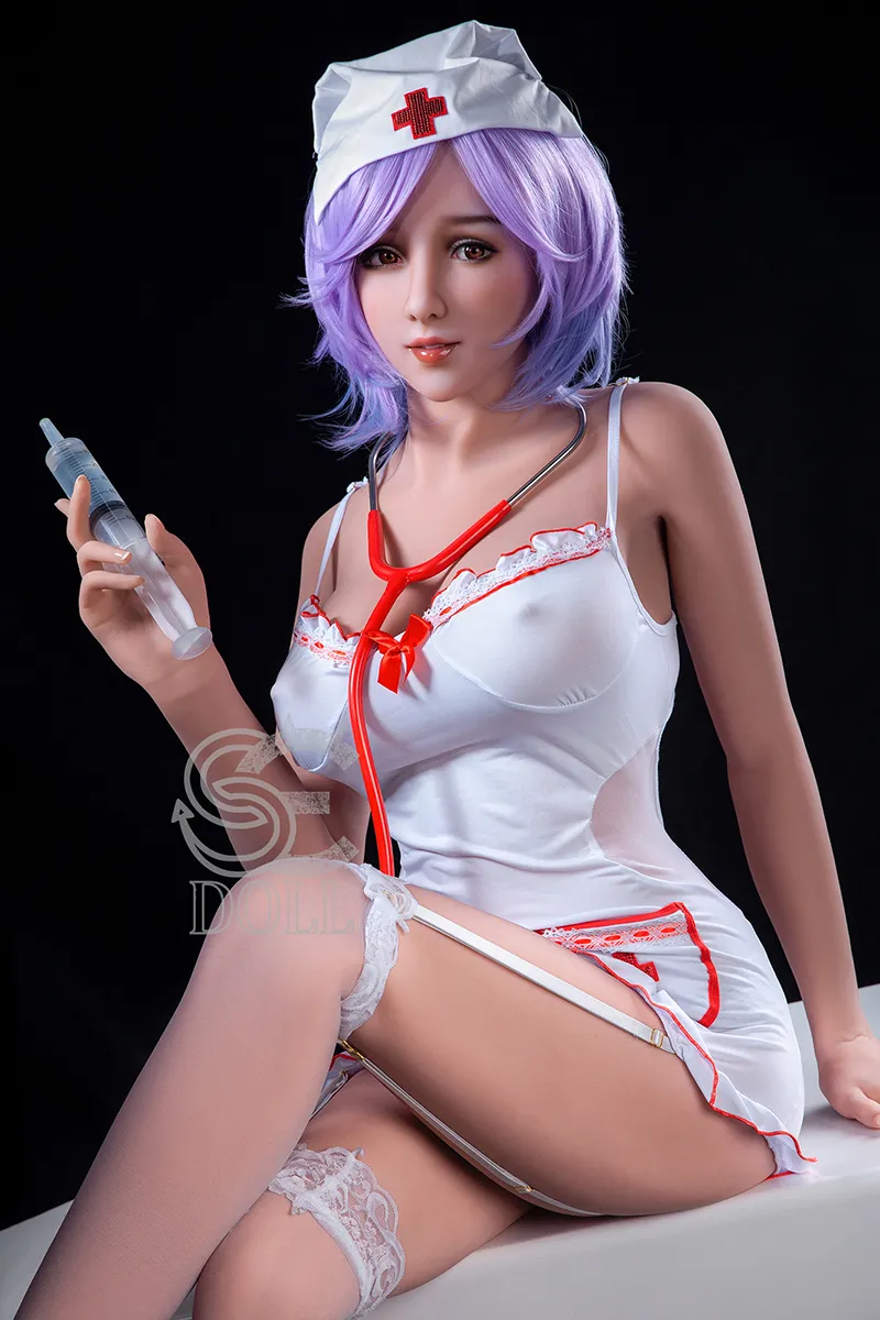 Lucy: 168cm/5ft6 F-cup Purple Hair Nurse Sex Doll