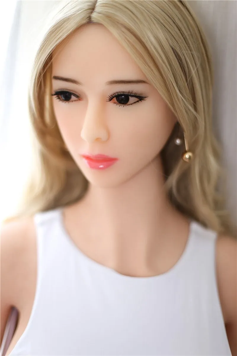 Blonde Long Hair Heatable Realistic Sex Doll Lauren ﾖ 165cm