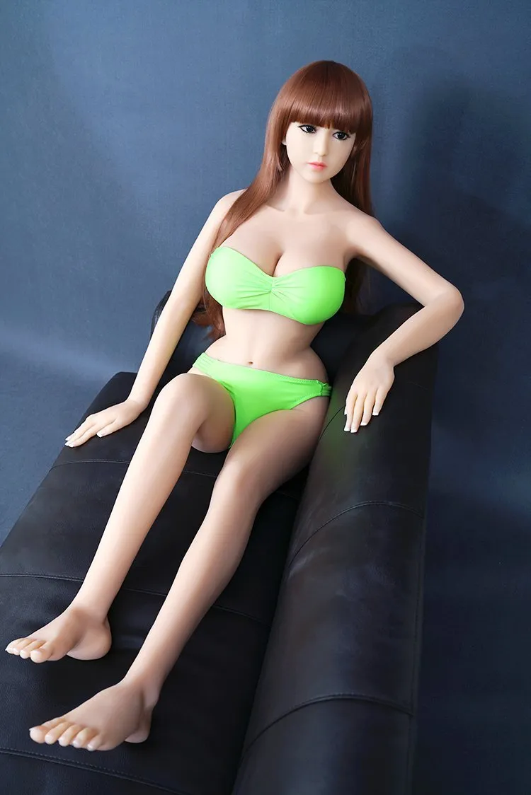 Brown Hair Small TPE Sex Doll #32 Head ﾖ Monica 158cm