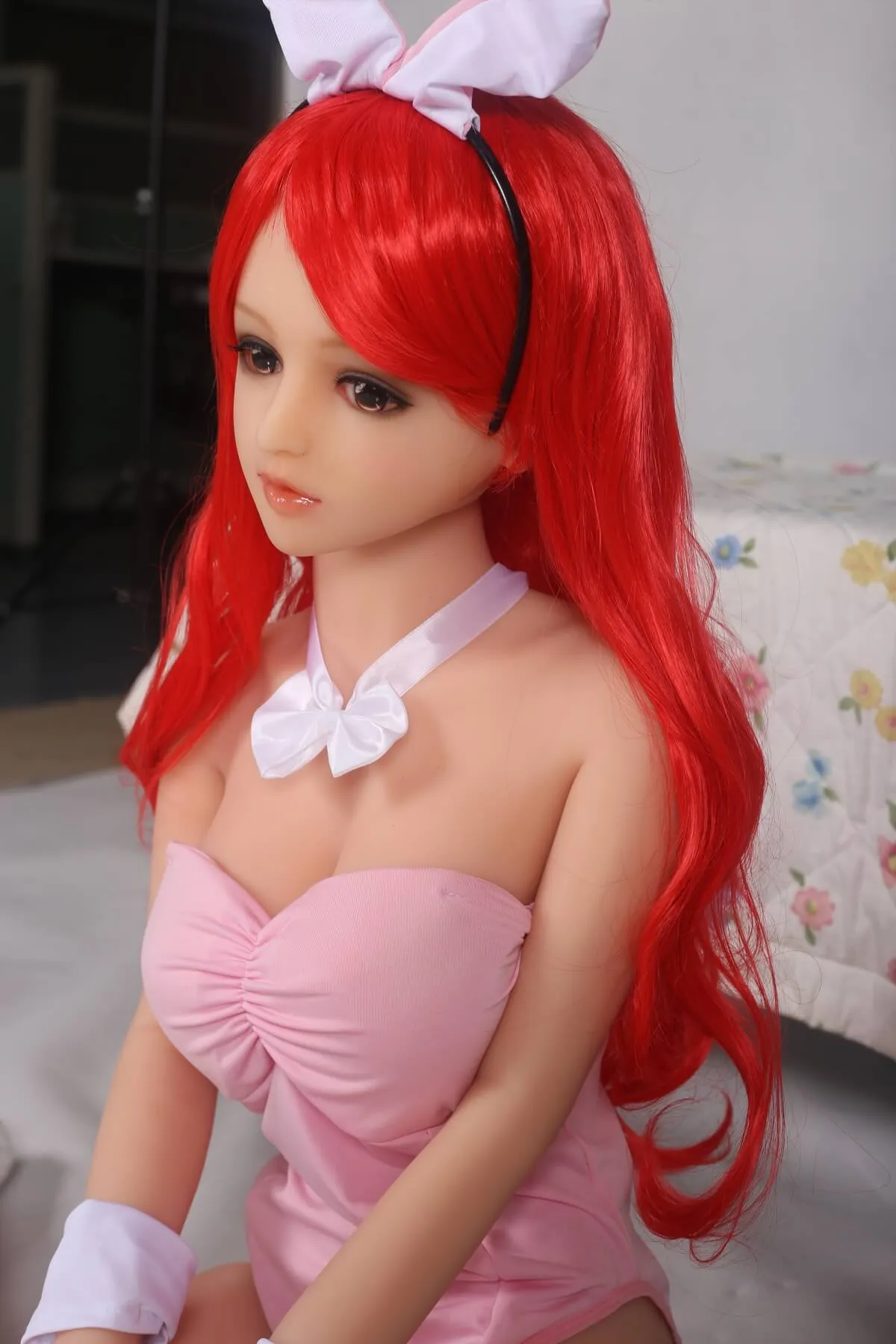 Small Mini Japanese Silicone Sex Doll ﾖ Caroline 140cm