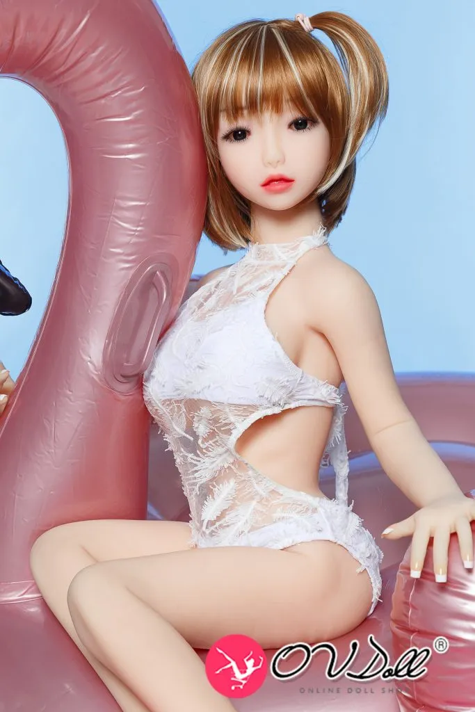 White Skin Short Hair Metal Skeleton Small Sex Dolls ﾖ Hebe 128cm